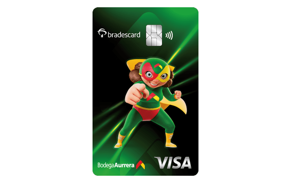 Tarjeta CrediBodega bradescard Visa